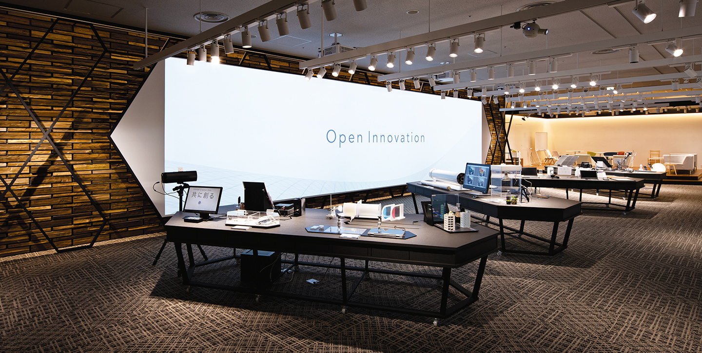 [画像]Open Innovation Hub タッチゾーン